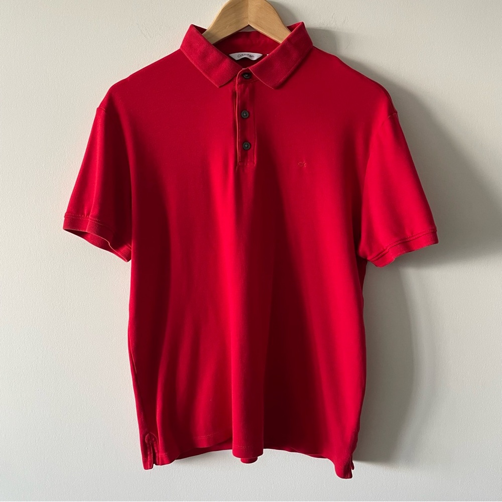 Calvin Klein Men’s Classic Liquid Touch Polo Shirt